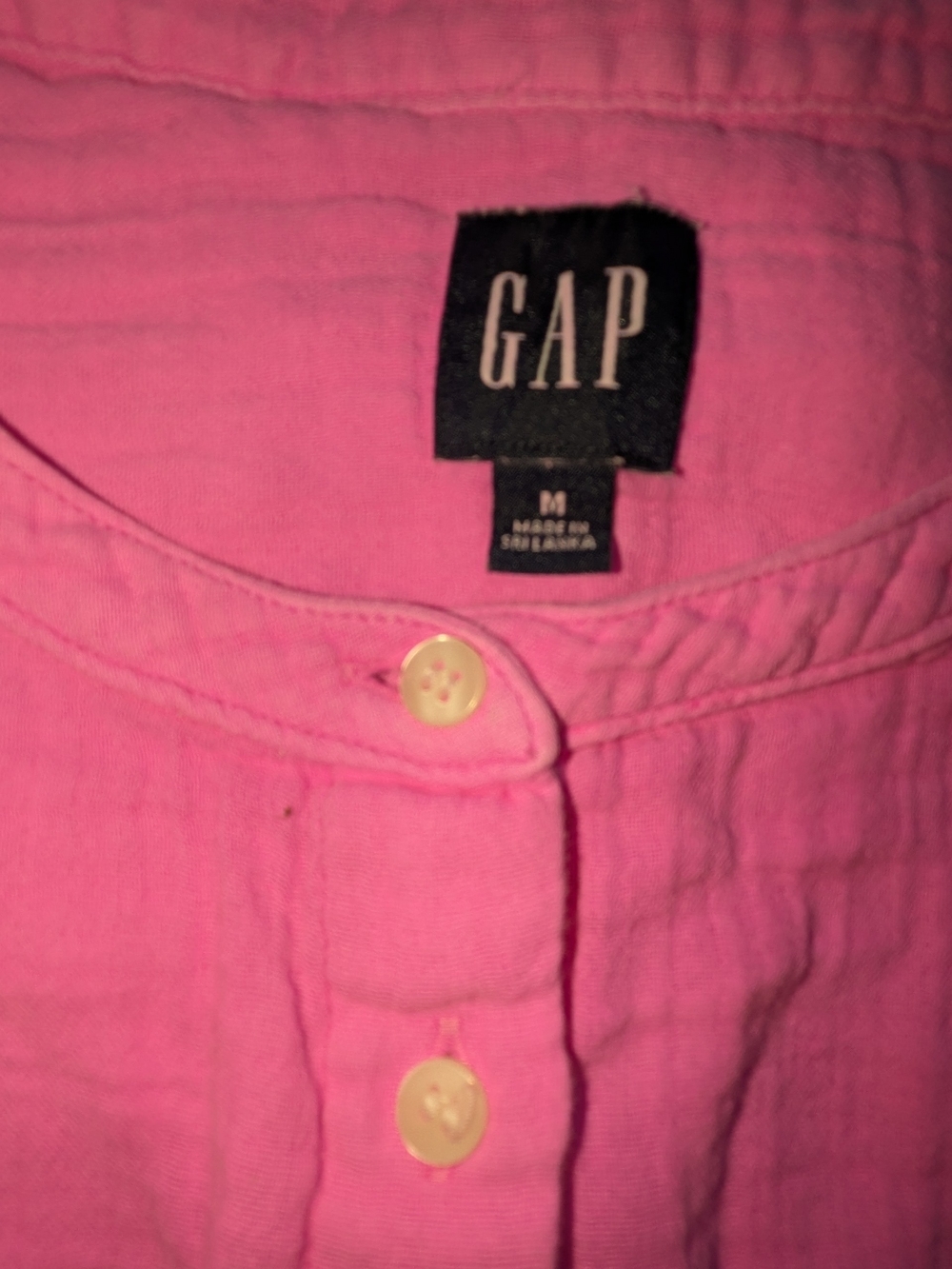 GAP Cotton Gauze Dolman Shirt - Picture 4 of 5